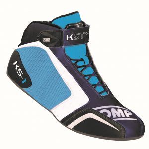 OMP KS-1 Kart Shoes navy blue/white/cyan