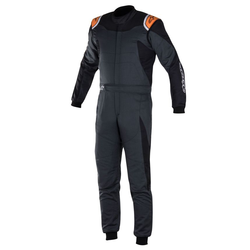 Alpinestars GP Race Suit - Special - Blk-Anthracite-Fluro Orange EU50