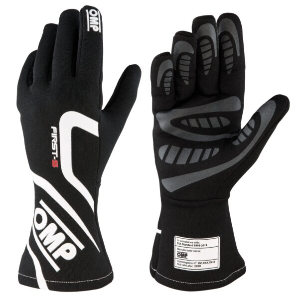 First glove black