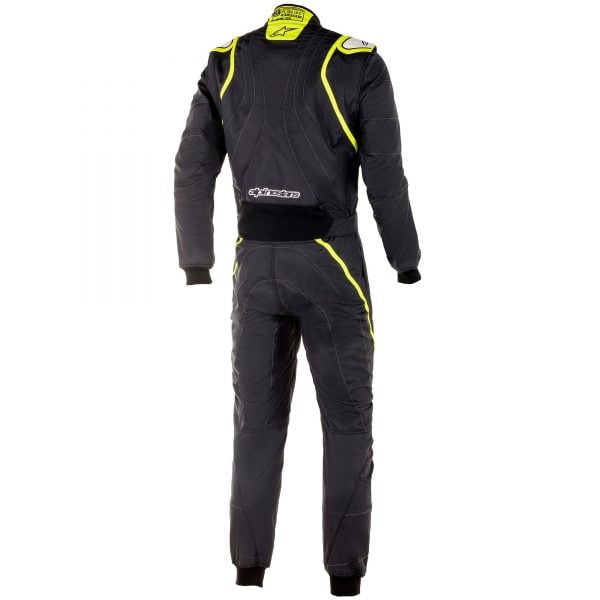 Alpinestars GP Race V2 Race Suit - Black-Fluro Yellow back