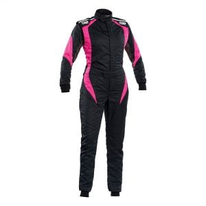 First Elle Suit my2020 Black-Fuchsia Front