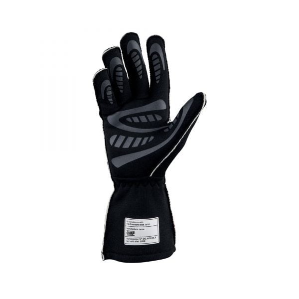 OMP First Evo Glove Black-Yellow back