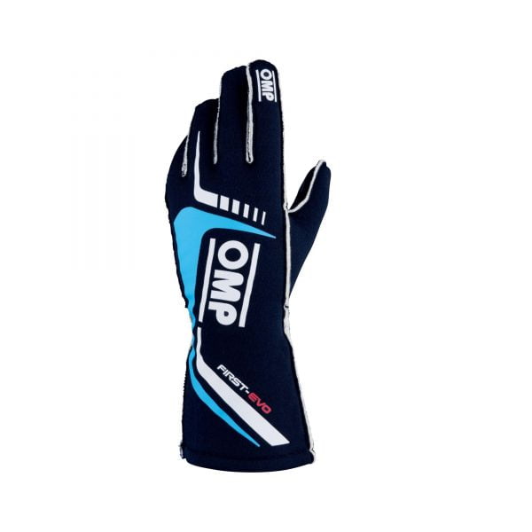 OMP First Evo Glove Blue-Cyan front