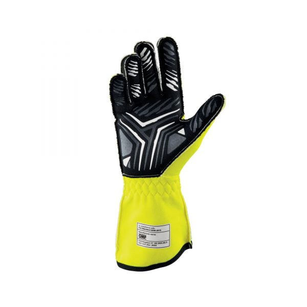 OMP One-S Gloves Fluro Yellow back