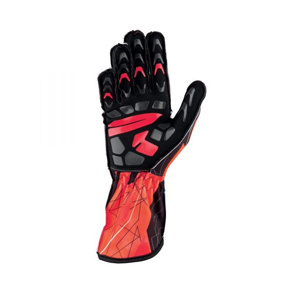 OMP KS-2 Art Gloves Black-Red back