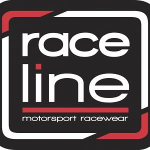 Raceline Square Sticker - Black