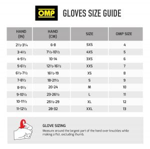 OMP-Glove-size-chart
