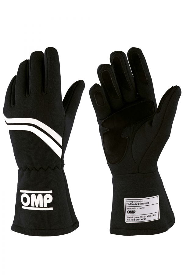 OMP 2021 FIA Dijon Gloves - Black