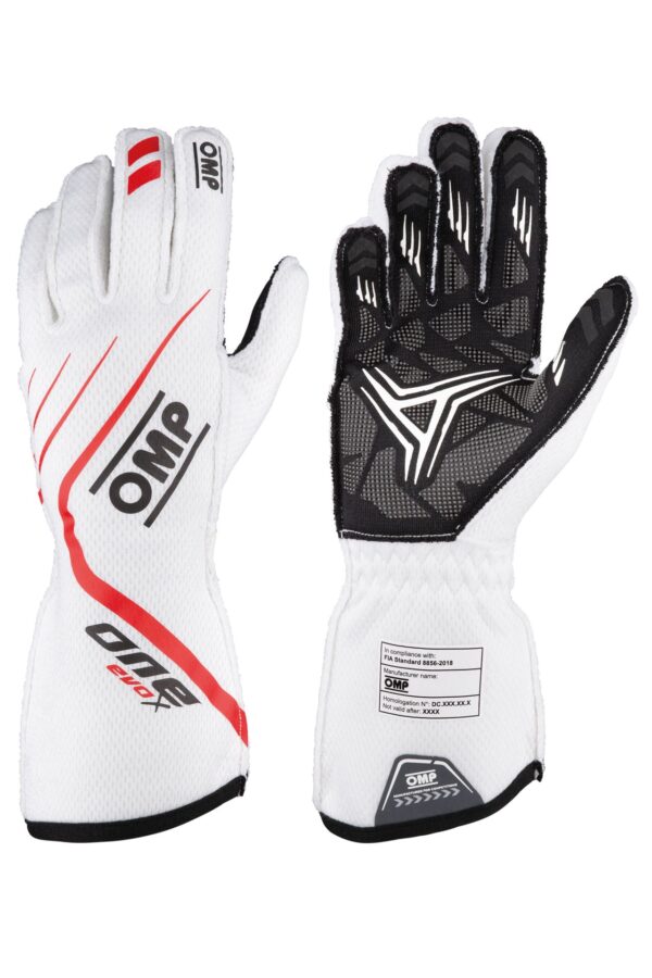 one evo x gloves white