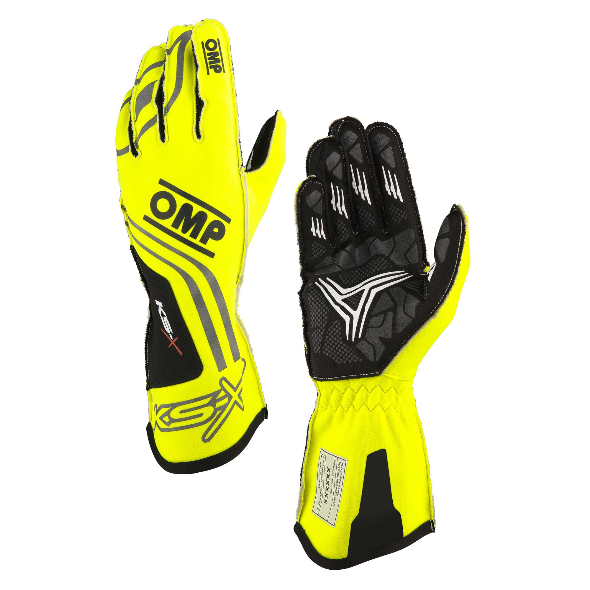OMP KS-X KAT GLOVES FLURO/YELLOW