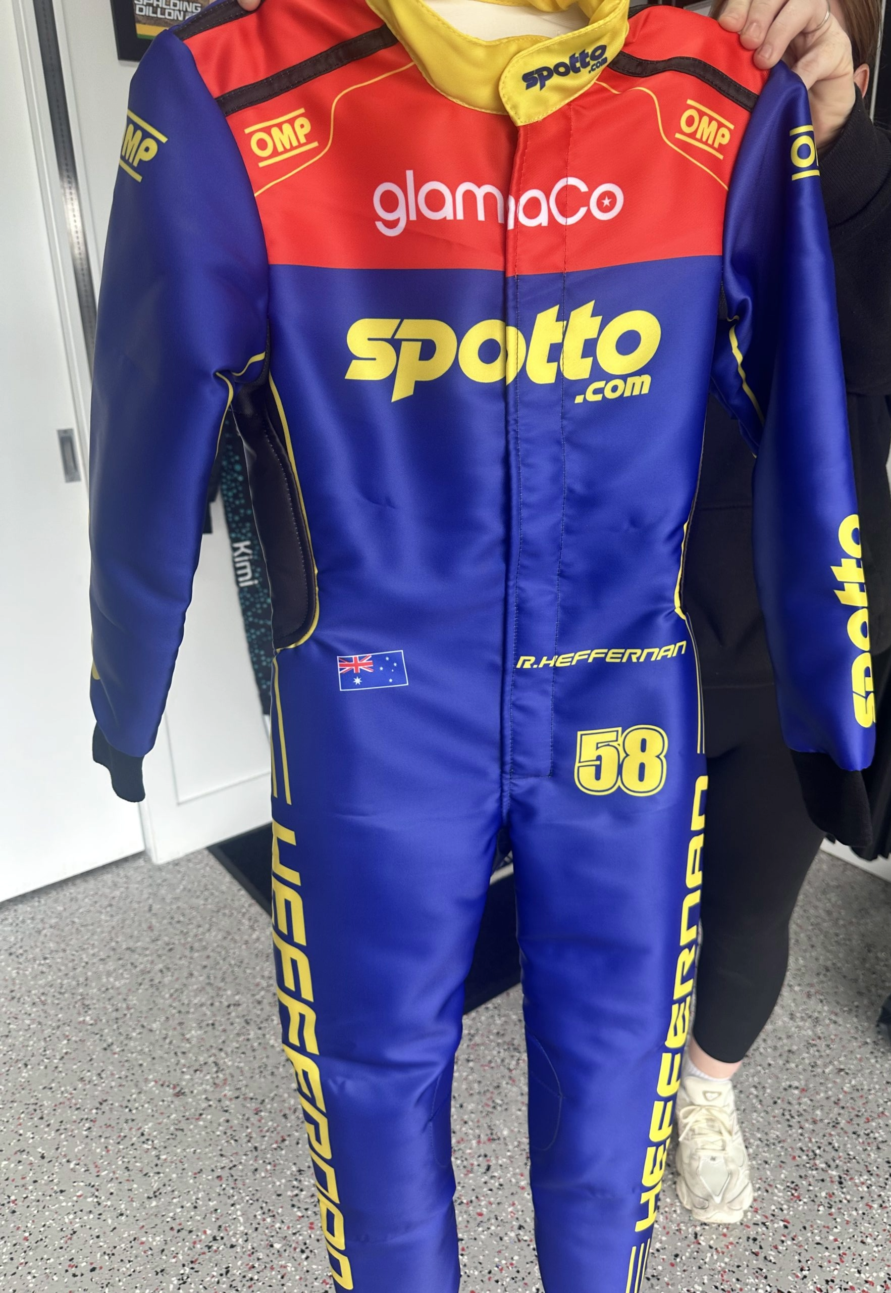 omp custom KS-XART kart suit